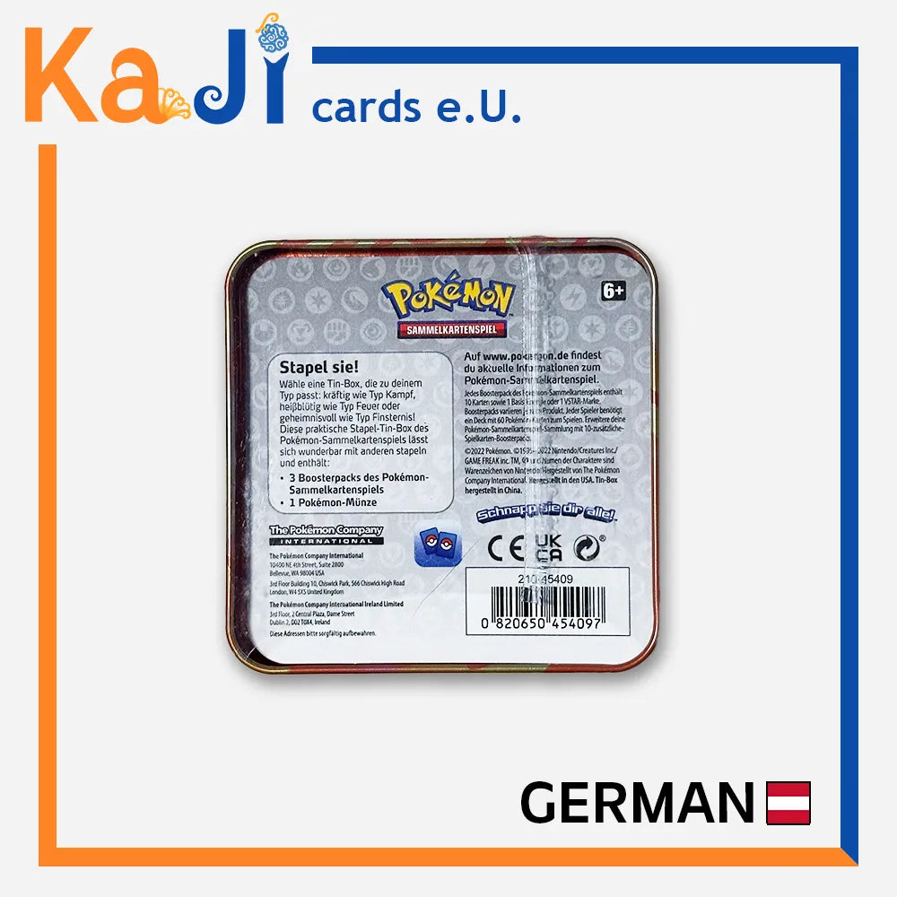Pokémon Stapel-Tin-Box