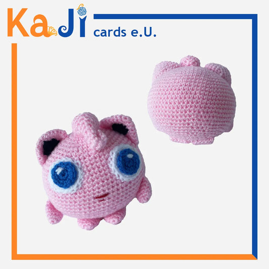 Hand-crocheted Jigglypuff plushie